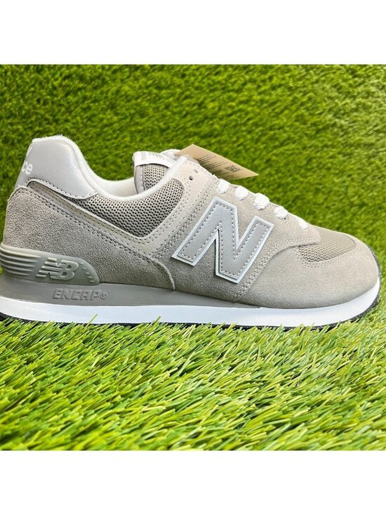 New Balance Other - New Balance 574 Classic Mens Size 8 Gray White Athletic Running Shoes Sneakers